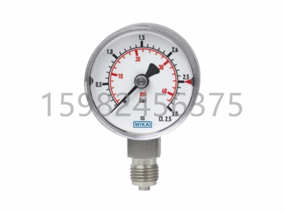 德国WIKA威卡131.11不锈钢紧凑型波登管压力表图4