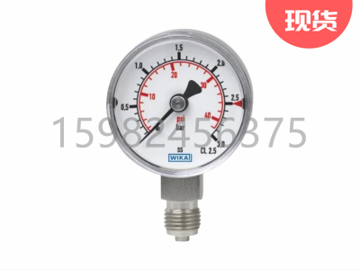 WIKA威卡113.13型液压表塑料外壳液体填充图3