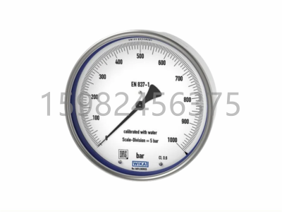 德国WIKA威卡332.50,333.50不锈钢波登管压力表图2