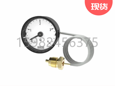 德国WIKA威卡101.00铜合金波登管压力表带塑料毛细管图3