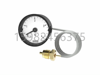 德国WIKA威卡101.00铜合金波登管压力表带塑料毛细管图4